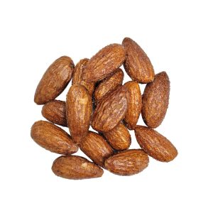 Smoked almonds close-up – Nutly dry roasted almonds with natural seasoning