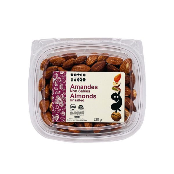 Almond roasted unsalted 230gr