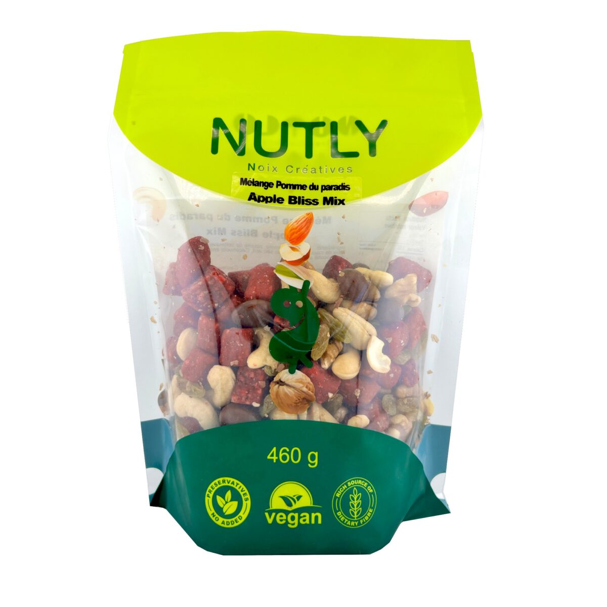 Nutly High Quality Apple Blisse Mix – Chewy dried apples, fruits, and crunchy nuts for cozy snacking