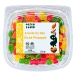 Diced Colourful Pineapple